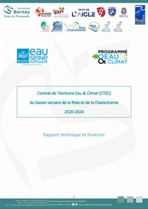 Rapport technique et financier CTEC 2020-24