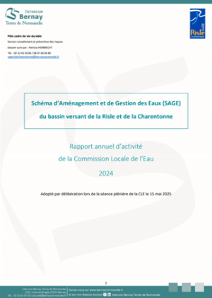 Rapport annuel de la CLE 2024